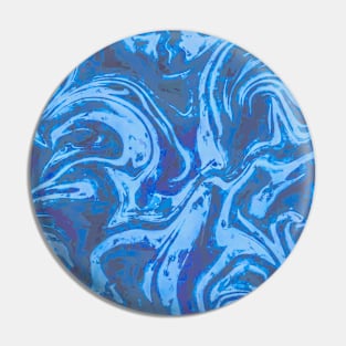 Blue Marble painting, abstract color mix Pin