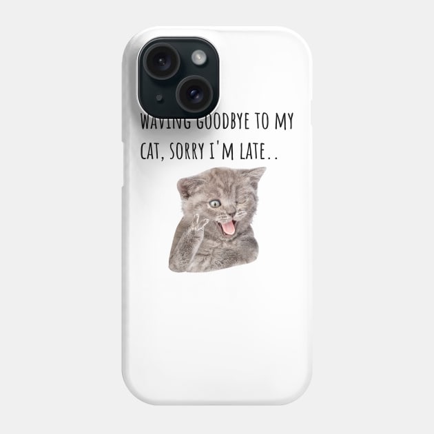 Funny Cat Indoors Phone Case by Applecrunch