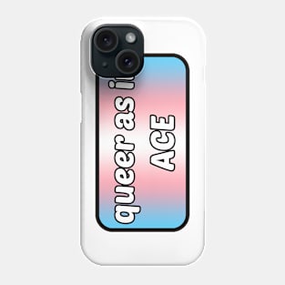 Queer as in... Ace - Transgender Flag Phone Case