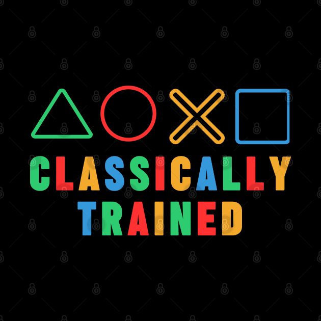 Controller Classically Trained Graphic by click2print