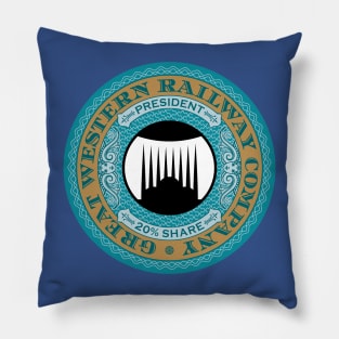 Great Western Railway Company (18XX Style) Pillow