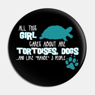 All this GIRL cares about are TORTOISES, DOGS... and like *maybe* 3 people Pin