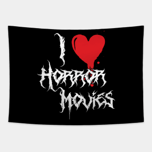 I Heart Horror Movies Tapestry