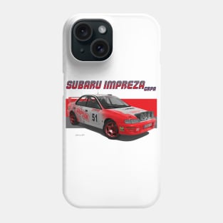 Subaru Impreza GrpA simpson Phone Case