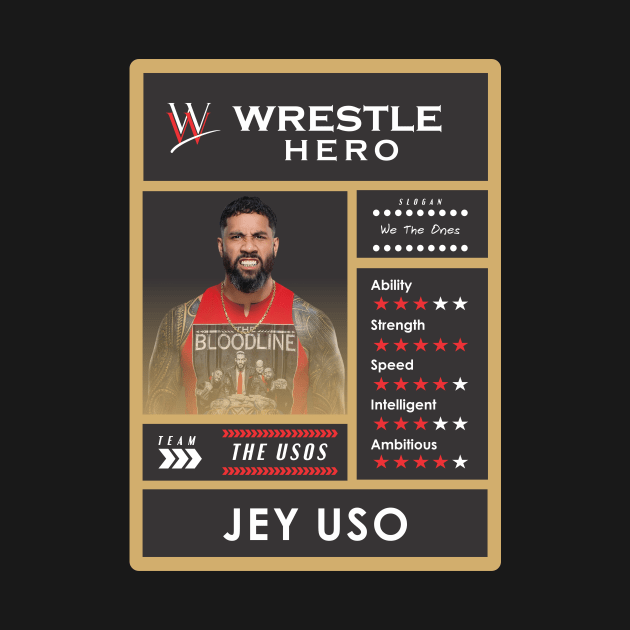 wwe card jey uso by Kevindoa