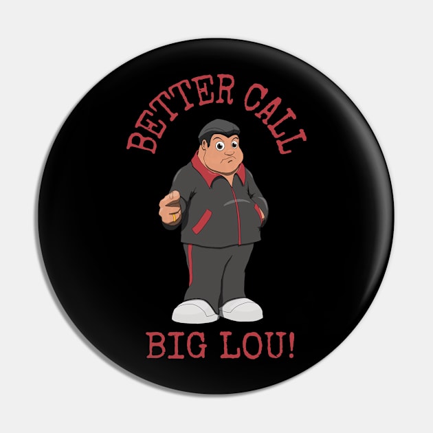 Big Lou from the Cryptonaut Podcast (Dark) Pin by PulpAfflictionArt79