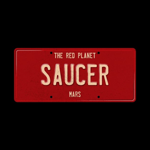 Mars License Plate by GloopTrekker Select