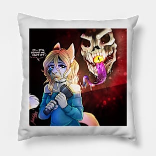 Demon of Uncertainty Pillow