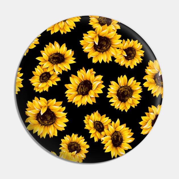 Sun flowers floral pattern - yellow flower Pin by Fashion Apparels