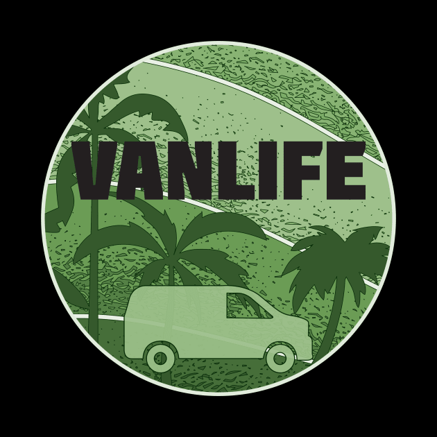 Funny Camping Van Vanlife Camper Shirt by thefriendlyone