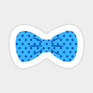 Blue polkadot tie Magnet