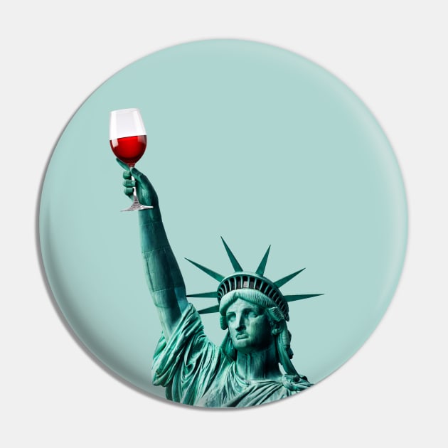 Liberty of drinking Pin by brain360