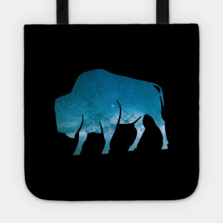 Mystical Galaxy Buffalo Night Sky Bison Native Tote