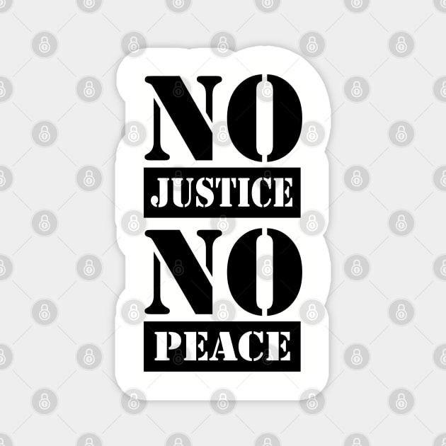 I Can't Breathe,African American,No Justice No Peace, Black Lives Matter, Civil Rights, Black History, Protest Fist Magnet by UrbanLifeApparel