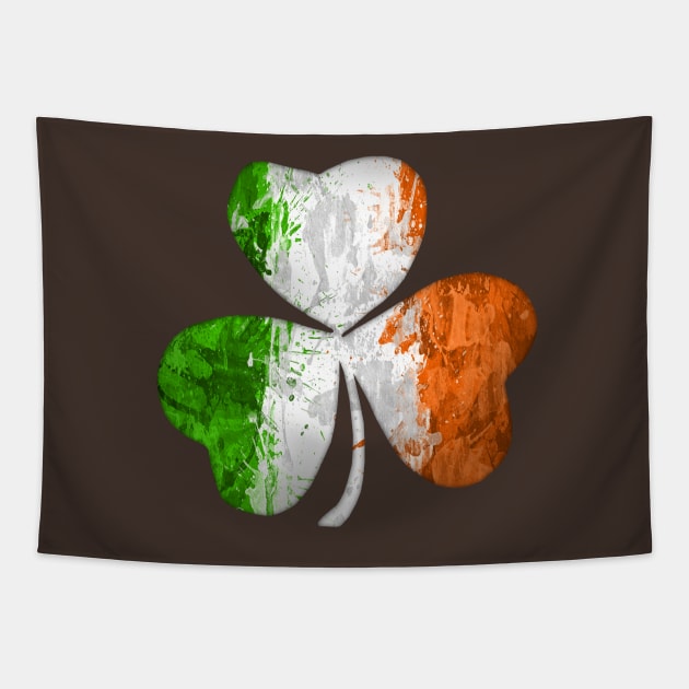 Irish Shamrock Grunge Tapestry by GAz