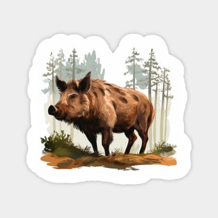 Wild Boar Magnet