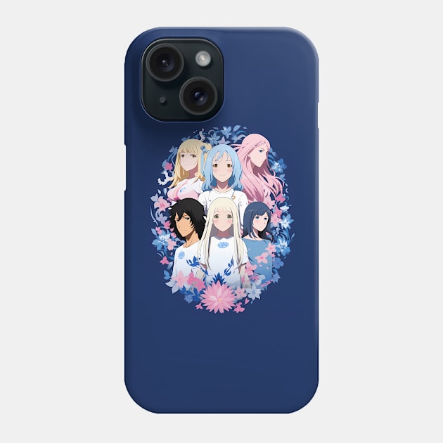 anohana fanart anime graphic tee Phone Case by FunartsbyM