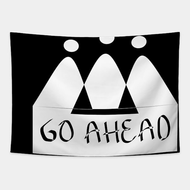 Go Ahead by wild design Tapestry by Wilda Khairunnisa