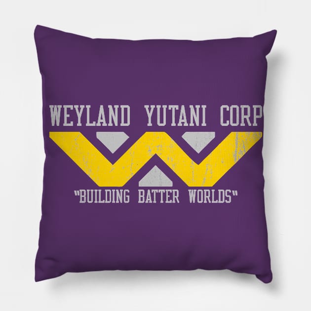 Weyland Yutani Corp Pillow by Indiecate