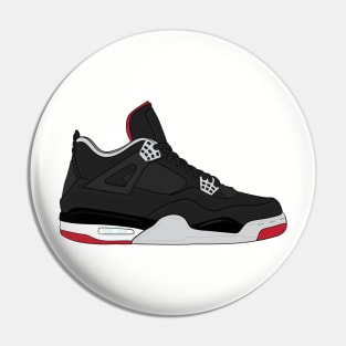 Air Jordan IV (4) - Bred Pin