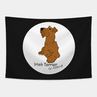 Irish Terrier on board Tapestry