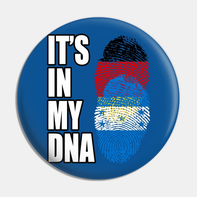 German and Honduran Mix DNA Heritage Pin by Just Rep It!!