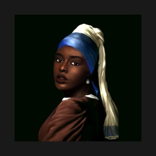 Black Girl With A Pearl Earring T-Shirt