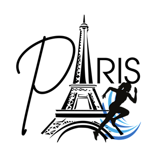 Paris summer games running T-Shirt