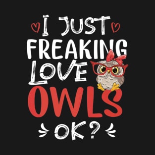 Owls Ok Kawaii Lover T-Shirt