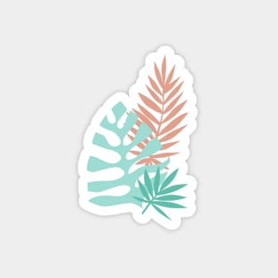 Island Tropical Leaves Magnet