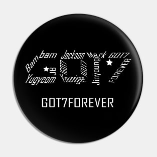 GOT7 forever collage white Pin