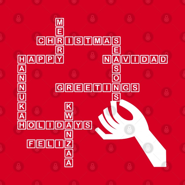 Holiday Crossword by PopCultureShirts