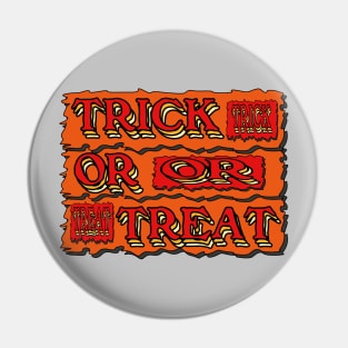 vintage halloween custom typography Pin