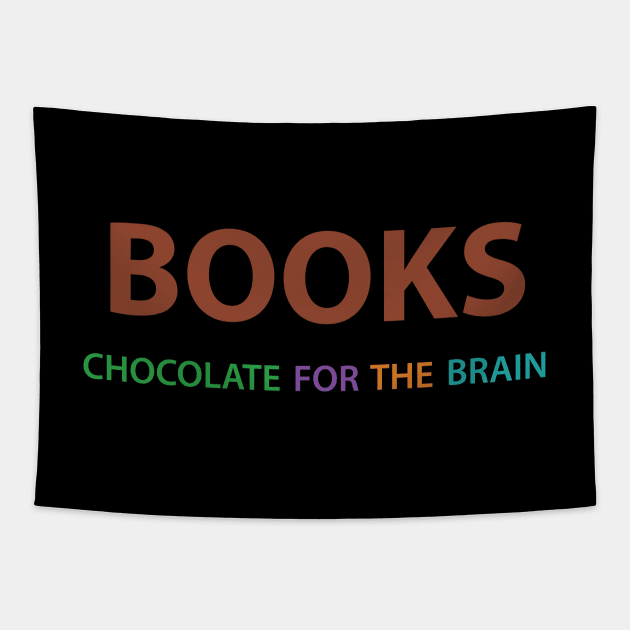 Books: chocolate for the brain. Tapestry by b34poison