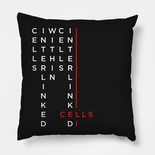 Cells | Interlinked Pillow by Lab7115