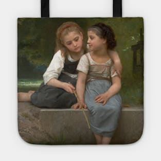 Fishing For Frogs by William-Adolphe Bouguereau Tote