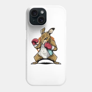 Cute Kangaroo Jab  With Small Body And Fight Phone Case