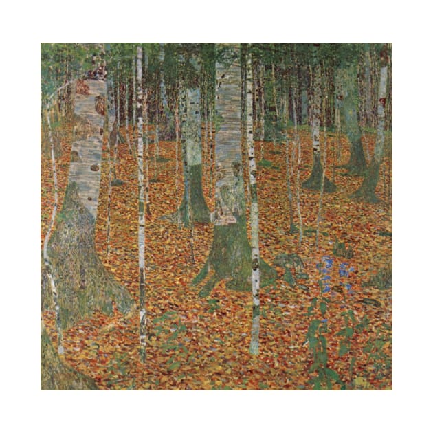 Birch Forest by Gustav Klimt by MasterpieceCafe