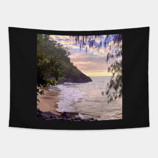 Private Beautiful Beach Tapestry