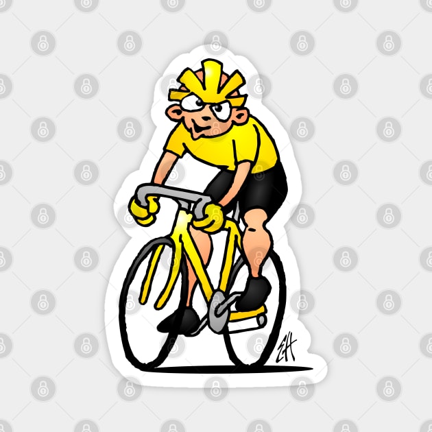 Cyclist - Cycling Magnet by Cardvibes