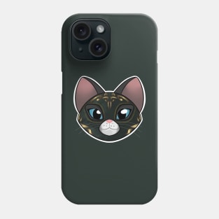 Kitty softpaws mask Phone Case