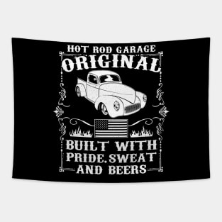 Vintage Hot Rod Pickup Tapestry