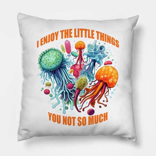 Funny Microbiology Microbiologist Qoutes Pillow by Pro Design 501