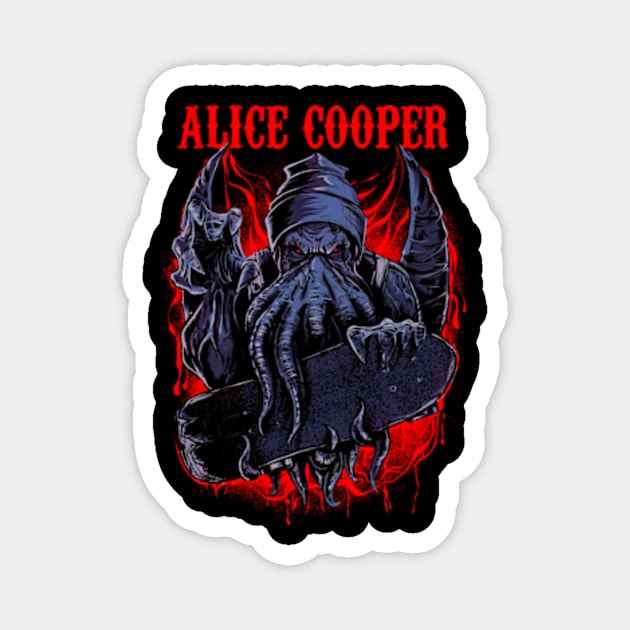 ALICE COOPER BAND MERCHANDISE Magnet by Rons Frogss