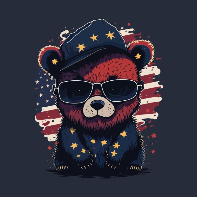 Patrioic Bear by By_Russso