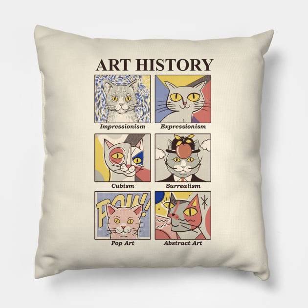 Art History Pillow by thiagocorrea