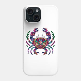Floral Crab Phone Case
