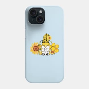 Honeybee Sunflower Gnomie Phone Case