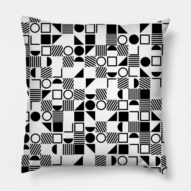 Geometric Pattern Pillow by mailboxdisco