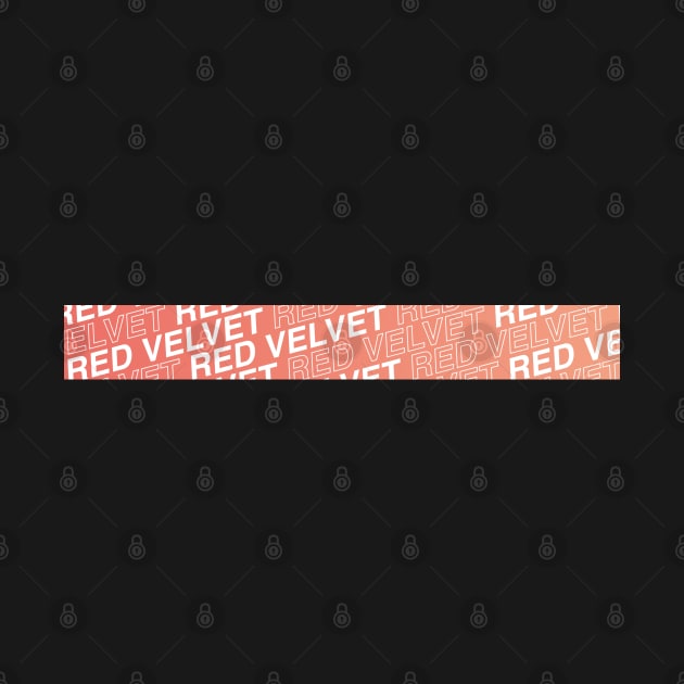 Red Velvet Gradient Stripe by CYPHERDesign